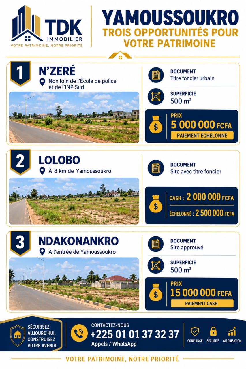 Yamoussoukro | Accès au patrimoine01 | LOLOBO À environ 15 km de Yamoussoukro
